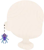 ペットの蜘蛛ピアス
