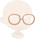 リラックス太縁眼鏡