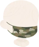 渋い迷彩柄マスク
