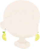 レモンのイヤリング