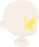 鼻先の蝶