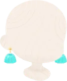 ソーダゼリーのピアス