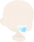 水色のおしゃぶり