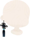 みやびな黒紐イヤリング