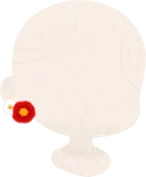椿のピアス