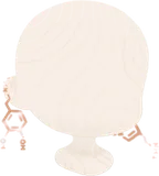 構造式のピアス