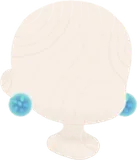 ヒゴタイモチーフピアス