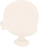 結晶で作られたピアス