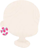 シルバーピンクドットピアス