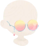 トロピカルレンズのサングラス