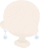 雨粒イヤリング