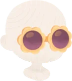 ひまわりサングラス