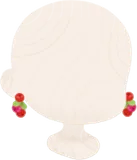 木の実のイヤリング