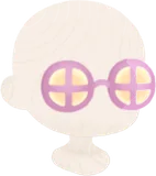 窓のメガネ