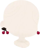 ダークチェリーピアス