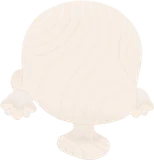 白い花のイヤリング