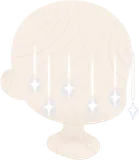 冬のかけらフェイスベール