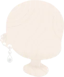 きらきら雨粒ピアス
