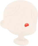 鼻についたケチャップ