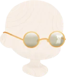 丸フレームサングラス