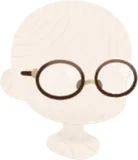 コーヒーブラウン眼鏡