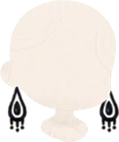 まじないの黒ピアス