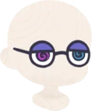 おかしなぐるぐる眼鏡