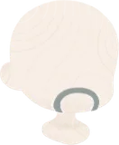 コミカルな丸ヒゲ