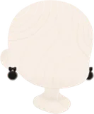 ブラックファーピアス