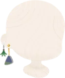 盆栽鉢のかけらピアス