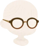 研究員のおしゃれメガネ