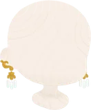 金装飾の耳飾り