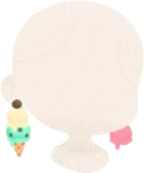 アイスクリームイヤリング
