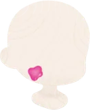ほっぺに付いたベリーソース