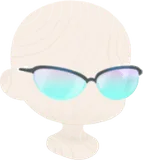 偏光レンズの上リムサングラス