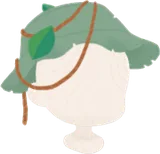 名のある探検家の帽子