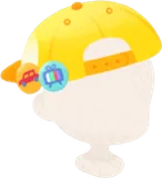 逆さ被りの野球帽