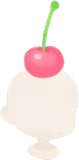 ちょこんと頭のせさくらんぼ
