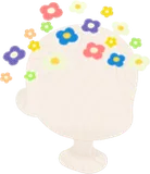 頭上のお花畑