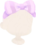 リボン付きヘアバンド