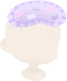 リボン柄のアイマスク