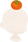 おいしそうな柿のサンプル品