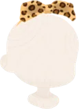 レオパード柄カチューシャリボン