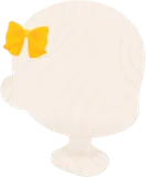 黄色いミニリボン