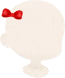 赤いミニリボン