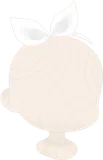 白いカチューシャリボン