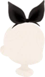 黒いカチューシャリボン