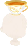お茶会用のミニチュアティーカップ