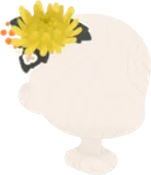 菊の髪飾り