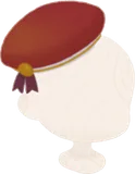 寮生のベレー帽